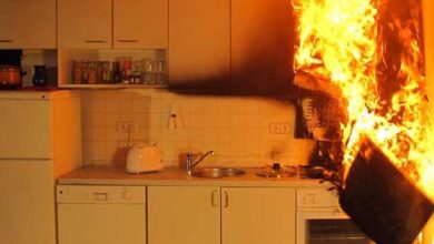تجنب منع حرائق المطبخ